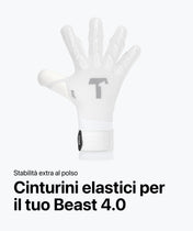 Beast 4.0 Elastic Straps White