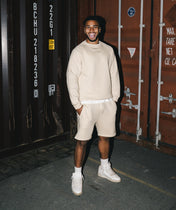 Athleisure Shorts - Crema