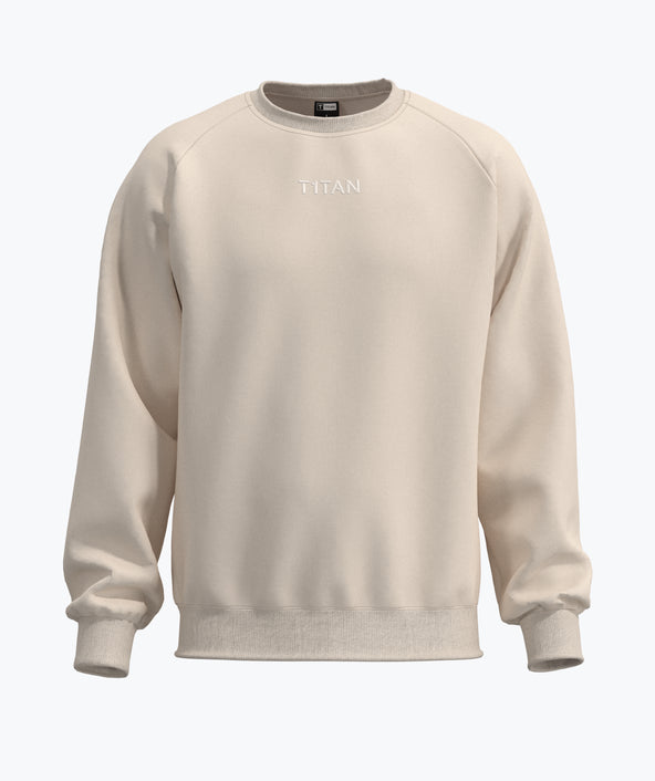 Athleisure Sweatshirt - Crema