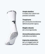 Grip Socks da Calcio - Bianco